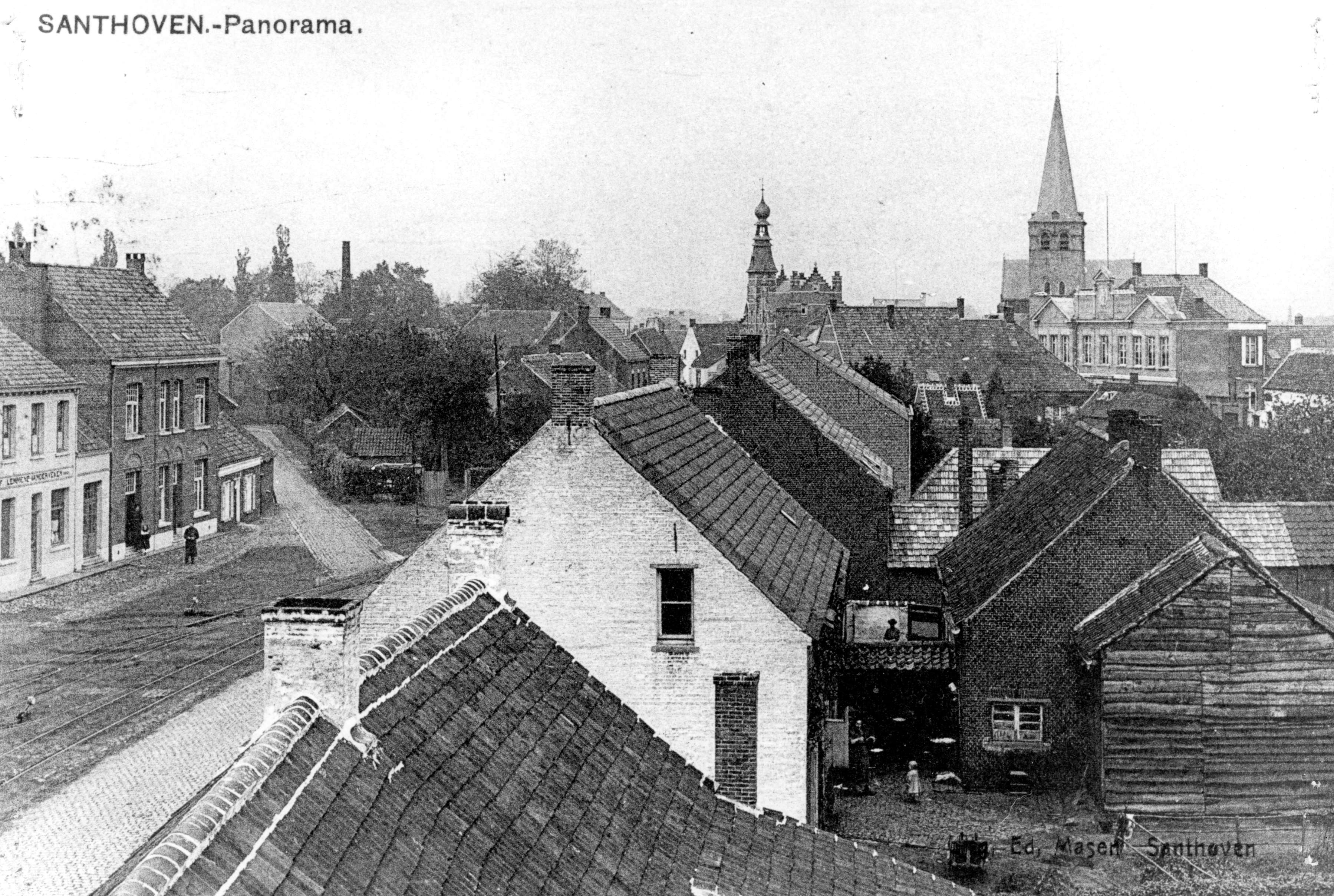 Zandhoven (Santhoven) in 80 oude prentkaarten
